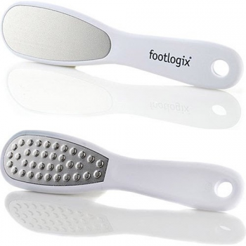 footlogix double-sided rubberized handle coarse-fine