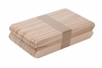 houten spatels groot 100 stuks (82102)
