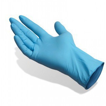 10 x handschoenen nitrile l 100 stuks blauw (di9845/la)