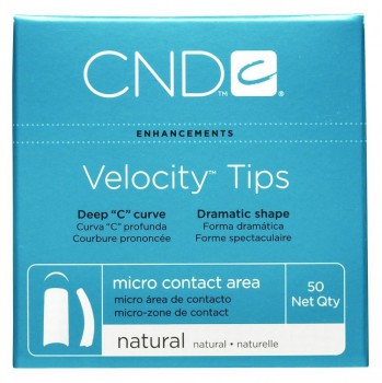 cnd tips refill nr 1 velocity natural per 50 stuks