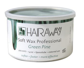 hairaway soft wax groen 400 ml metalen pot
