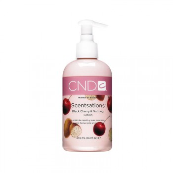 cnd hand & bodylotion 245 ml black cherry & nutmeg cnd hand & bodylotion 245 ml black cherry & nutmeg