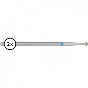 cobra diamant medium bolletje 1,8 mm 2 st.