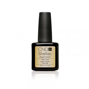 cnd shellac top coat 15 ml (tpo vrij)